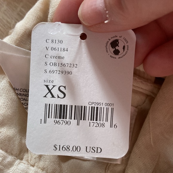 FREE PEOPLE NWT ๐๐ Cropped top. Ruffle sleeves with crochet trim. Bohemian. XS - Picture 16 of 16